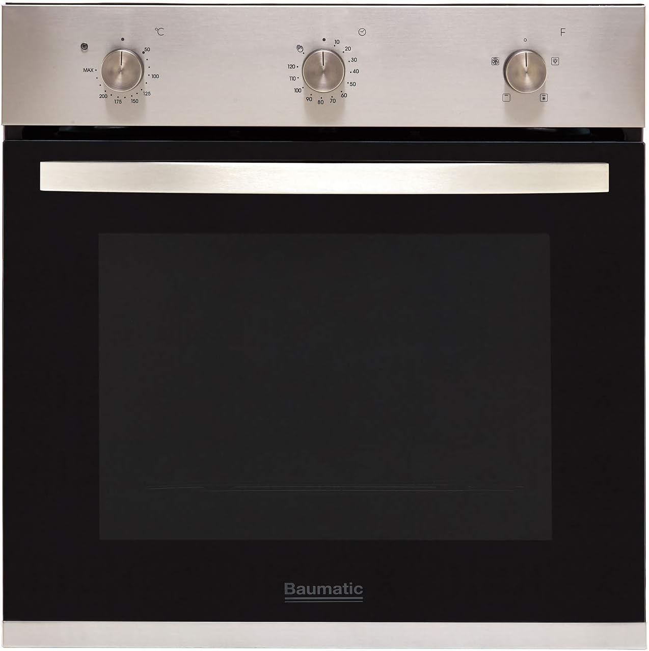 Baumatic BOFMU604X Built In Electric Single Oven - Stainless Steel.