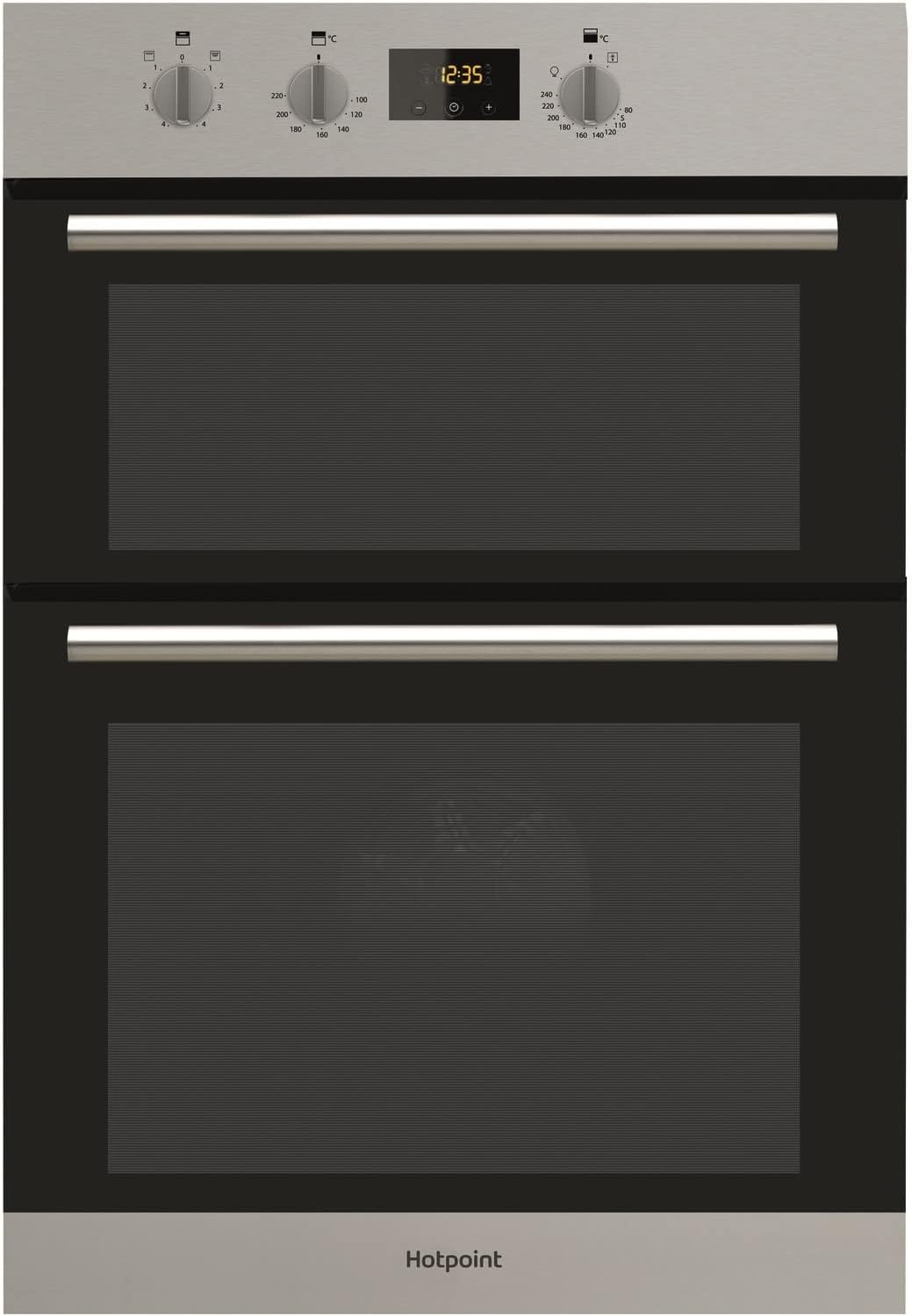 Hotpoint Newstyle Electric Built In Double Oven - Stainless Steel.