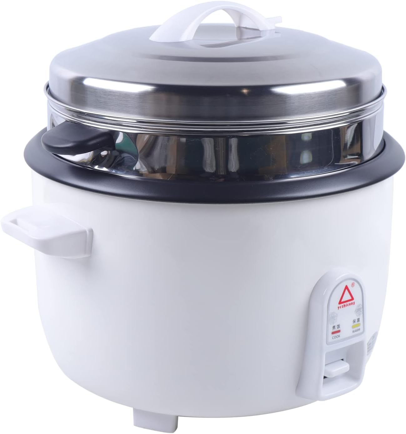 Commercial Rice Cooker Steamer 13 Litre Multi Cooker Rice Cooker Non-Stick Electric Rice Warmer with Steamer 220 V.