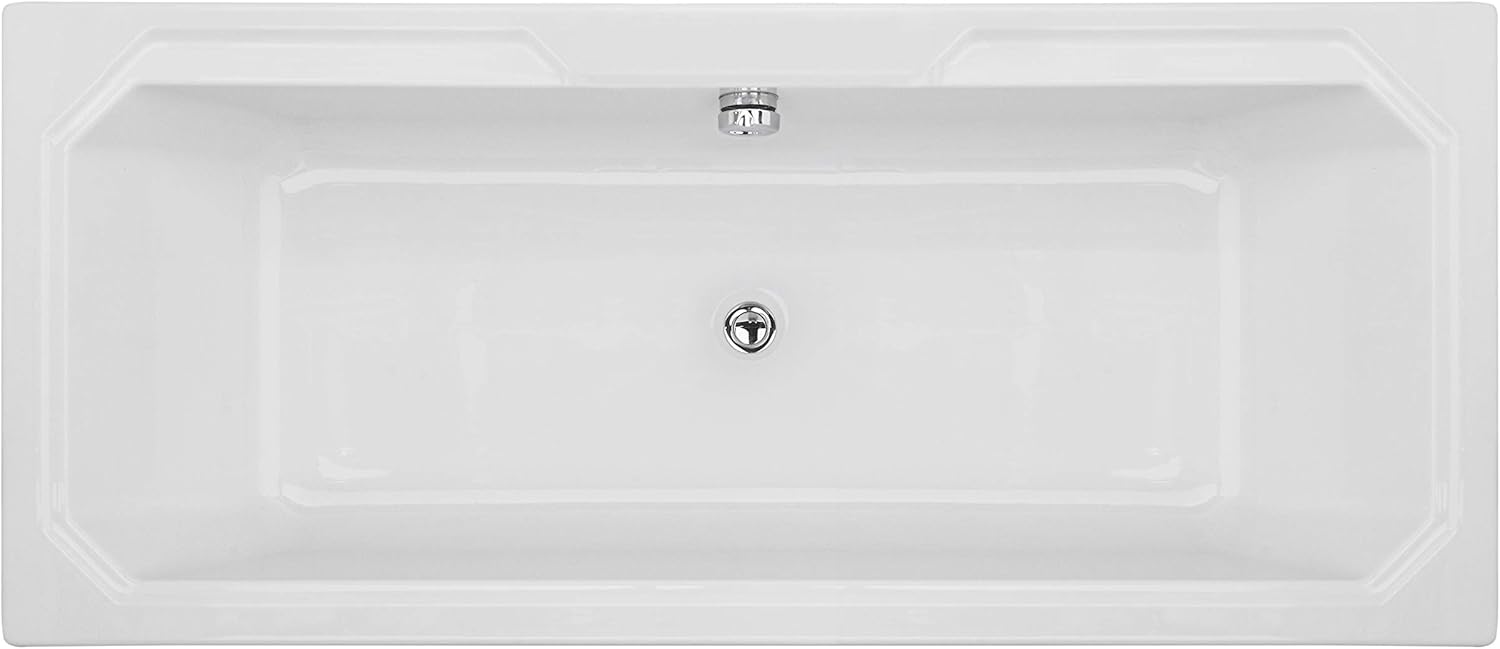 Balterley Traditional Straight Single Ended Shower Bath Tub - 1700mm x 700mm.