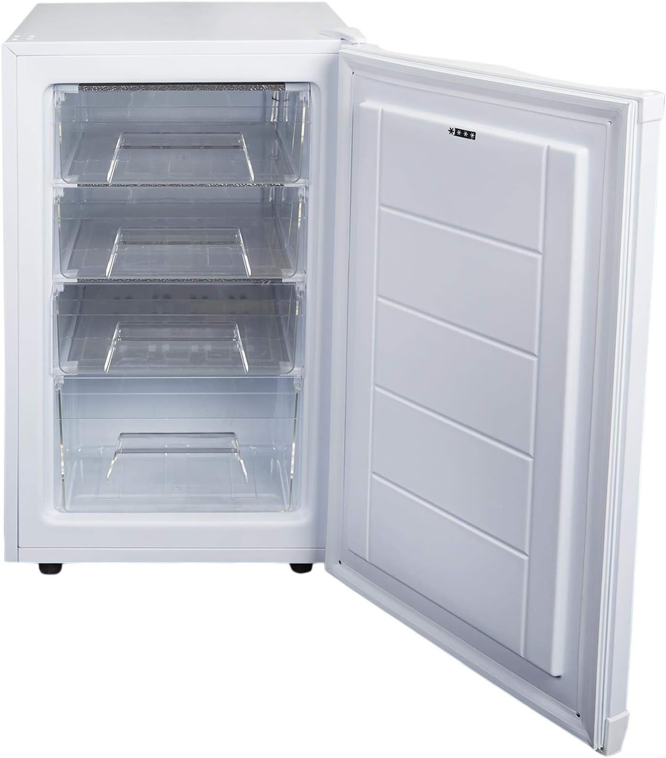 SIA UCF50WH 50cm White Freestanding Under Counter Freezer 80L.