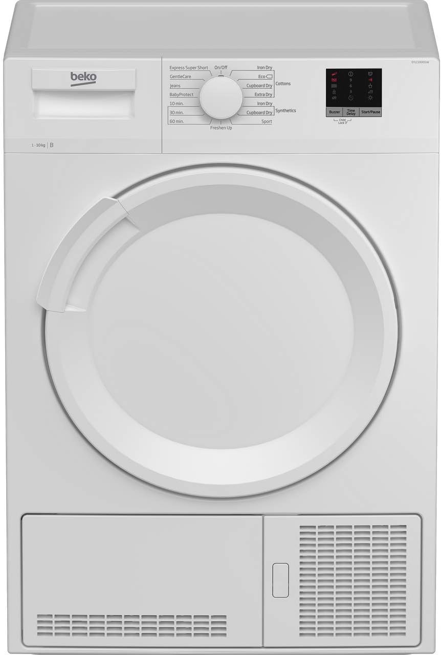 Beko DTLC100051W 10Kg Condenser Tumble Dryer - White - B Rated.