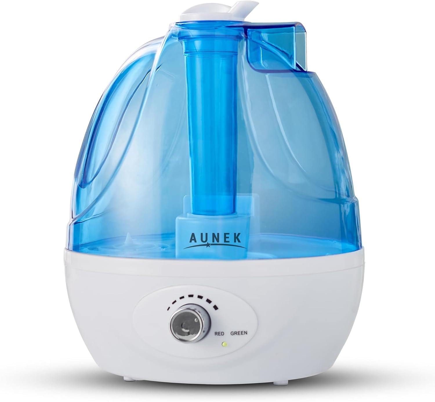 AUNEK Cool Mist Humidifier, Air Humidifiers with 2.2L Large Water Tank, Waterless Auto-off and 24 Working Hours, BPA-free 28dB Quiet Humidifier for Bedroom Home, Baby Room, Living Room, Yoga, Office.