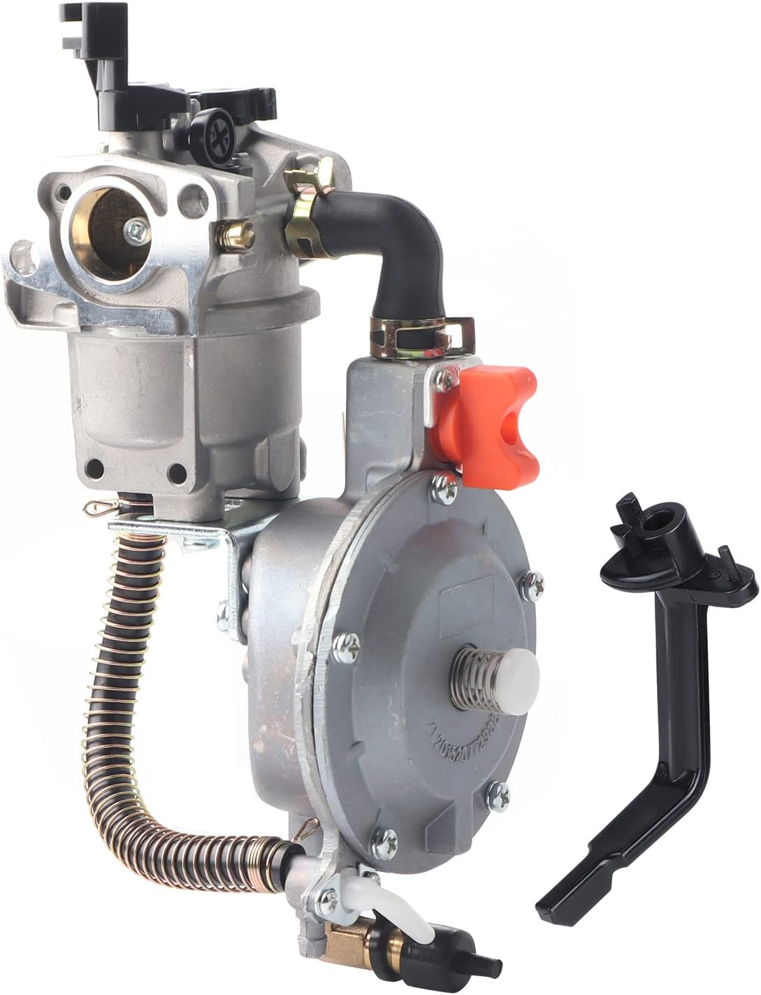 Atyhao Generator Dual Fuel Carburetor LPG CNG Conversion kit for 2.8KW GX200 170F Choking Coil Manual Choke.