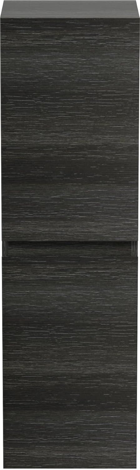 BAYSTONE 1200mm Tall Bathroom Wall Hung Storage Cabinet Cupboard Tallboy Furniture Unit Soft Close Charcoal Grey.