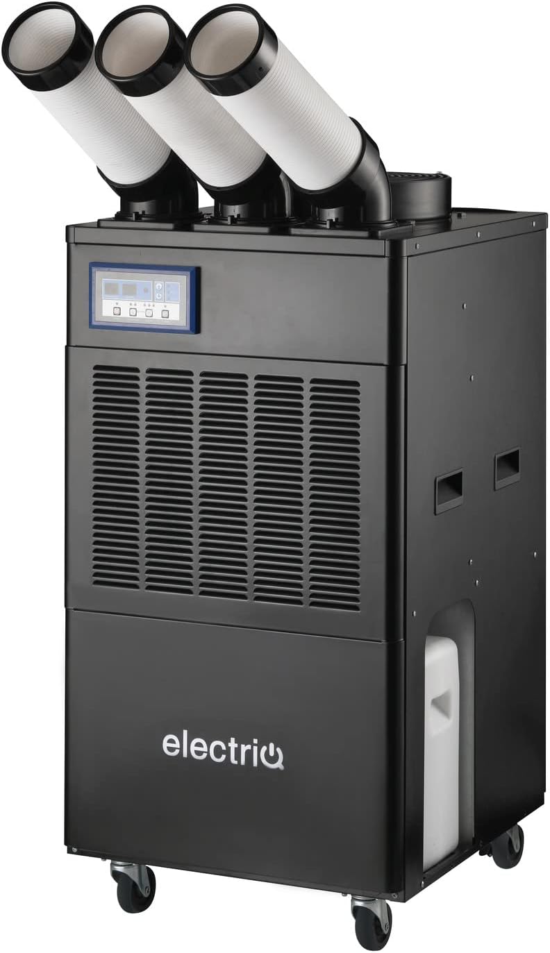 electriQ Heavy Duty 18000 BTU Portable Commercial Air Conditioner - Metal Body.