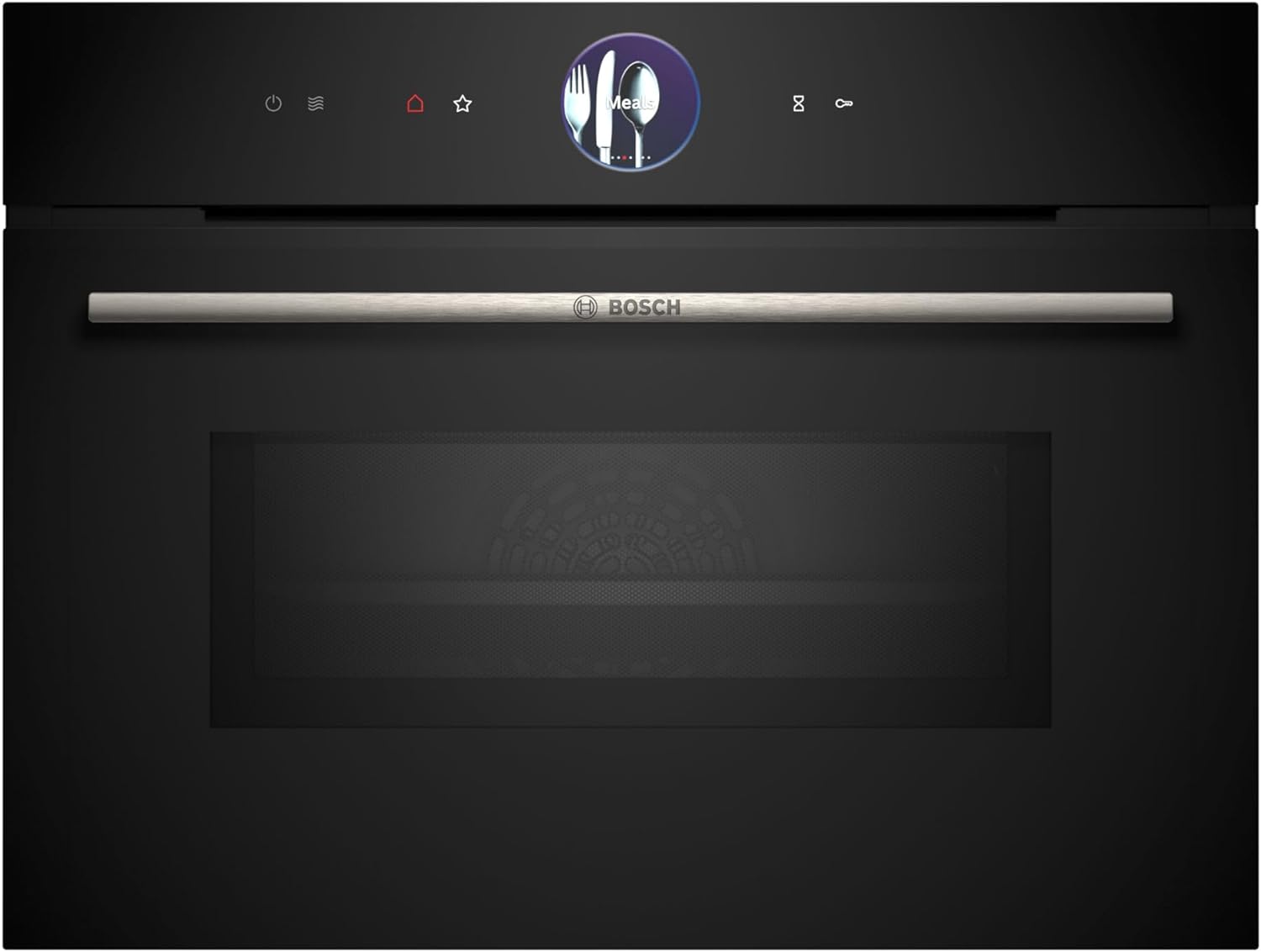 Bosch CMG7761B1B Series 8, Built-in compact oven with microwave function, 60 x 45 cm, Black.