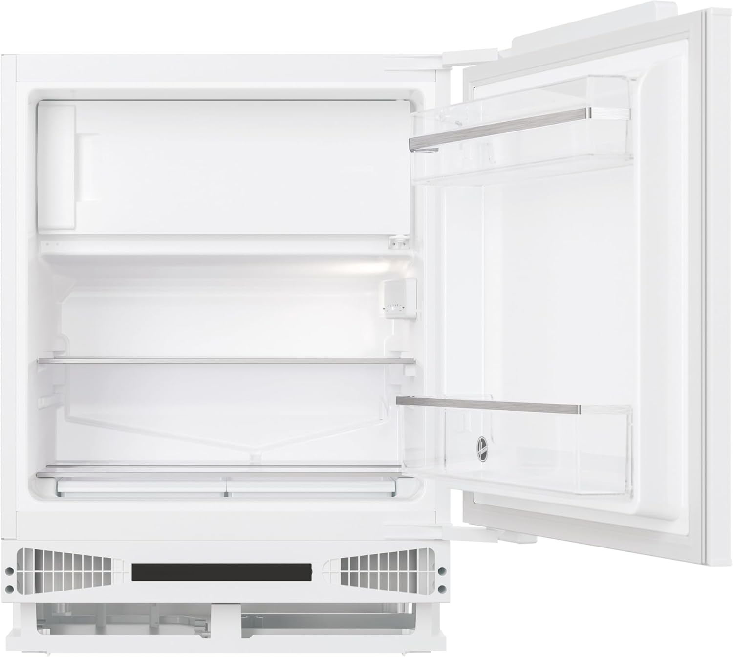 Hoover HOMLSE68EWKP Integrated Undercounter Fridge 135L Total Capacity, White, E Rated.