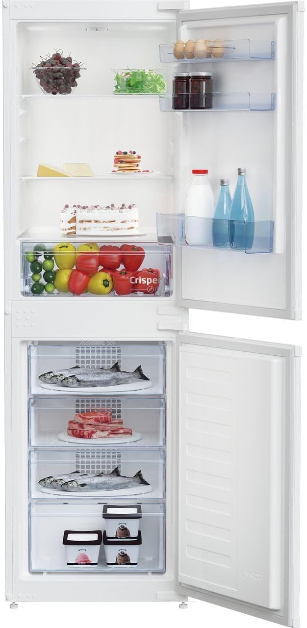 Beko BCFD450 Integrated Combi Fridge Freezer.