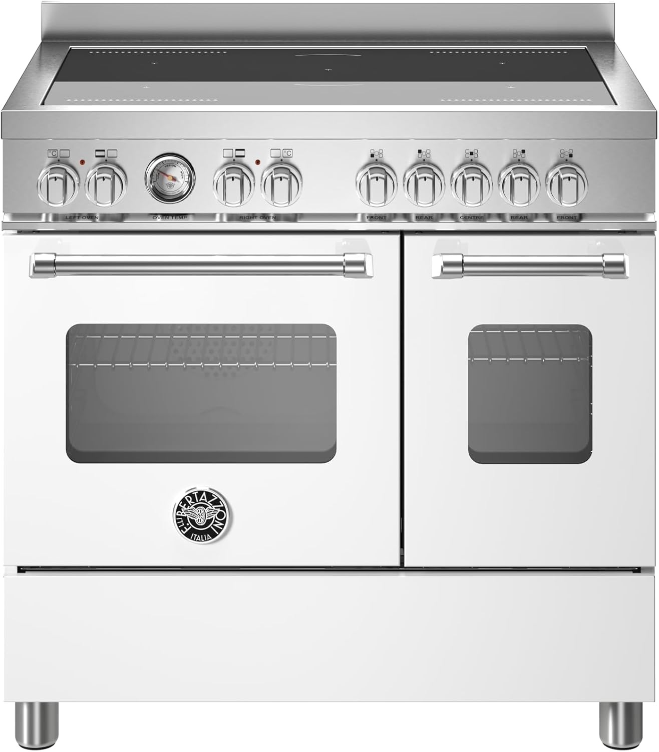 Bertazzoni MAS95I2EBIC cooker Range cooker Electric Zone induction hob White A.