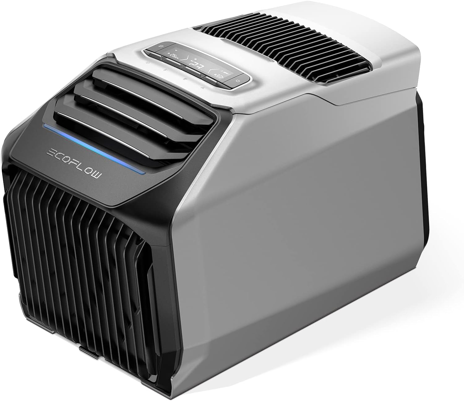 ECOFLOW WAVE 2 Portable Air Conditioner, 5100BTUs of Cooling, 6100BTUs of Heating, Control with App, No Drainage Required, for Outdoor Camping/RVs or Home Use, No include battery(Renewed).