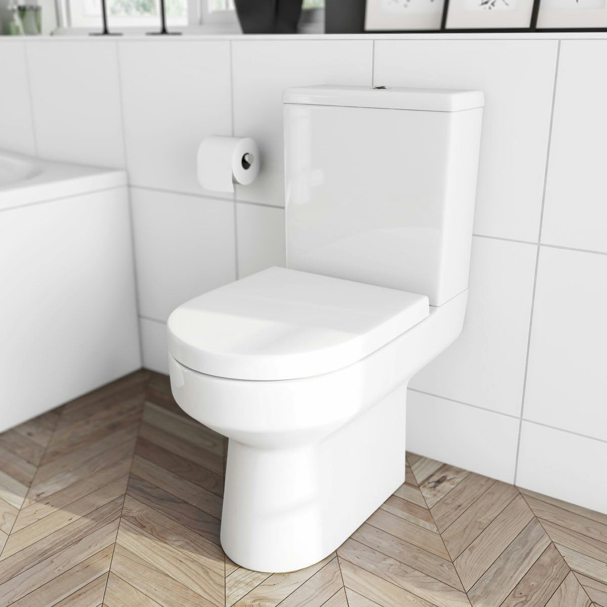 Orchard Wharfe Close coupled Toilet with Soft Close seat.