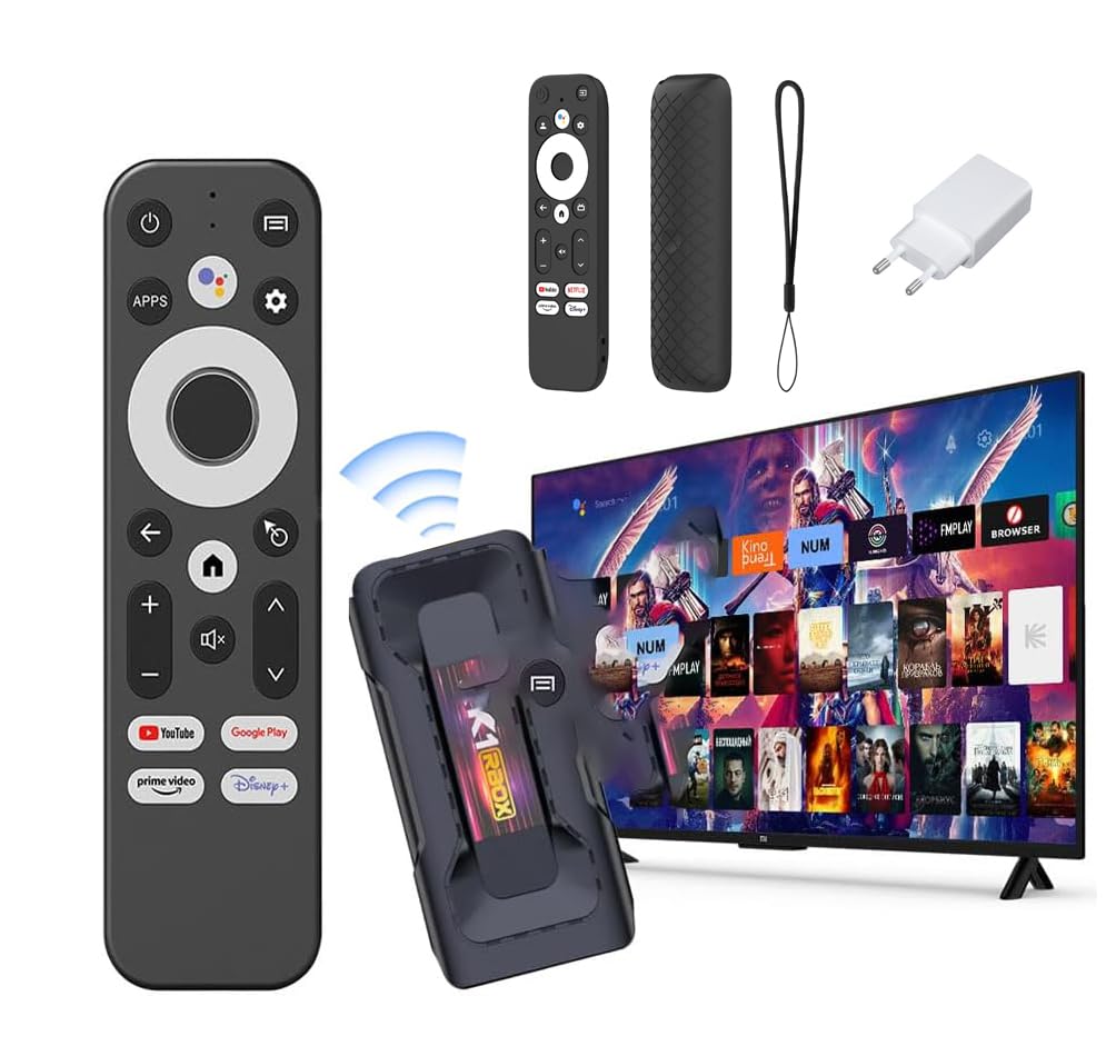 4K Google TV Stick with Android 13 | Netflix Certified | HDR 10+ & Dolby Audio | 4G +32GB | Voice Remote & Google Assistant | Supports Prime Video, Hulu, Skype, Google Play Store, YouTube.