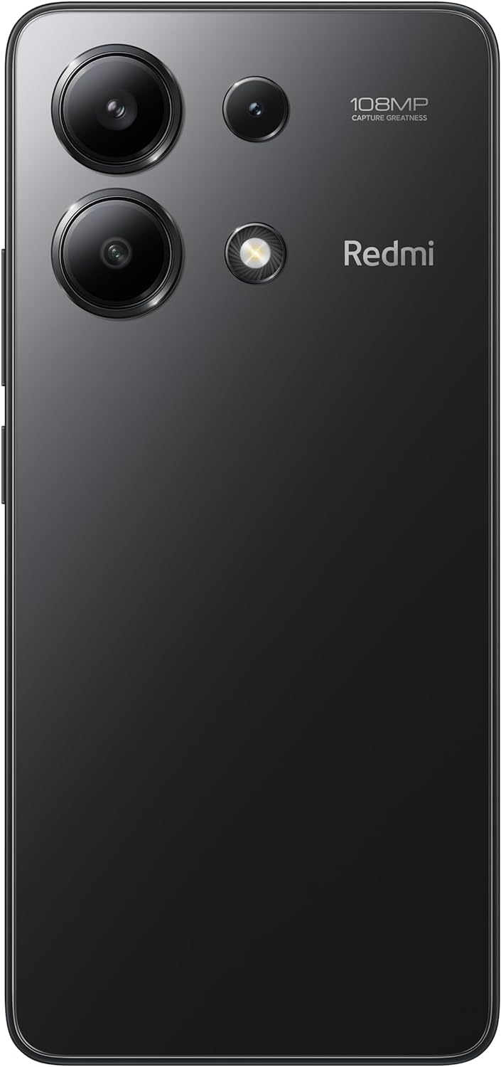 Xiaomi Redmi Note 13 8+256GB - Unlocked for All Carriers - Black (UK Version + 2 Years Warranty).