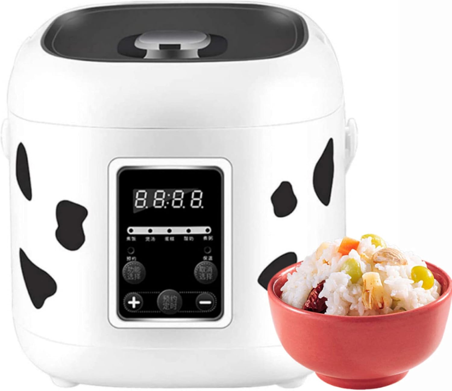 Multi Mini 2L Electric Multi Cookers Portable Meal Food Heating Machine for Cooking Cake Yogurt Soup and Porridge.