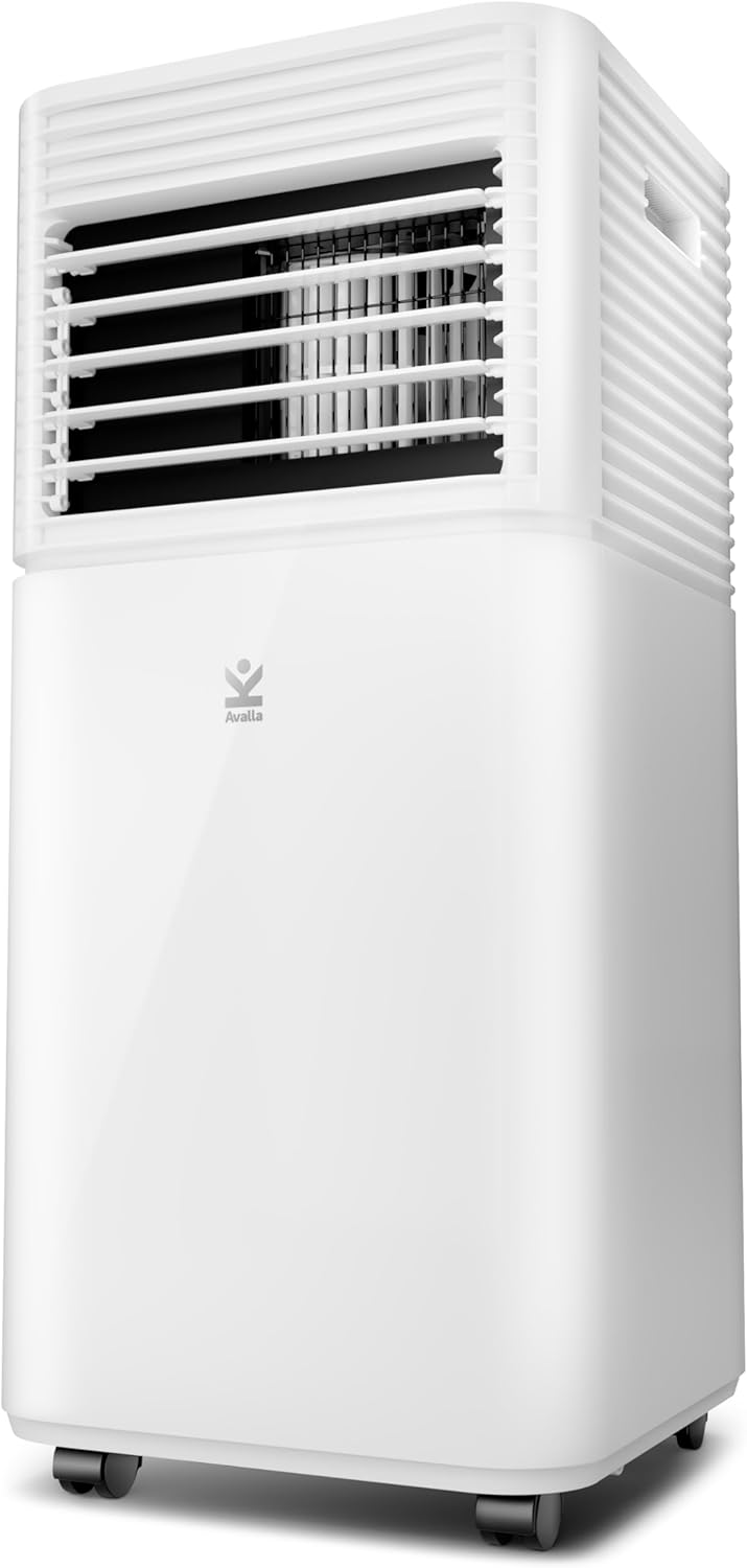 Avalla S-80 Portable 4-in-1 Air Conditioning Unit; 12L Dehumidifier, 1500W Industrial Class 5000BTU, 34m³ Coverage for Large Rooms….