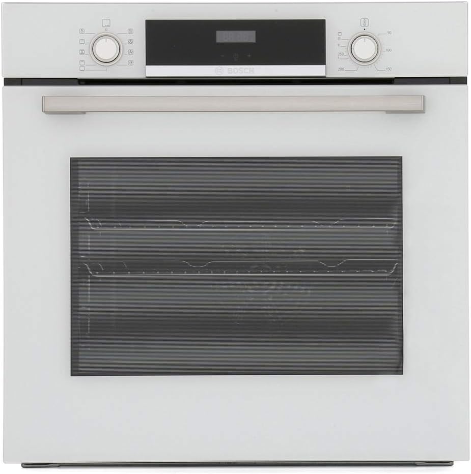 Bosch HBS534BW0B Serie 4 Built-in Oven with EcoClean Direct, Cleaning Assistance, 3D Hotair and LED display, 60 x 60 cm, White.