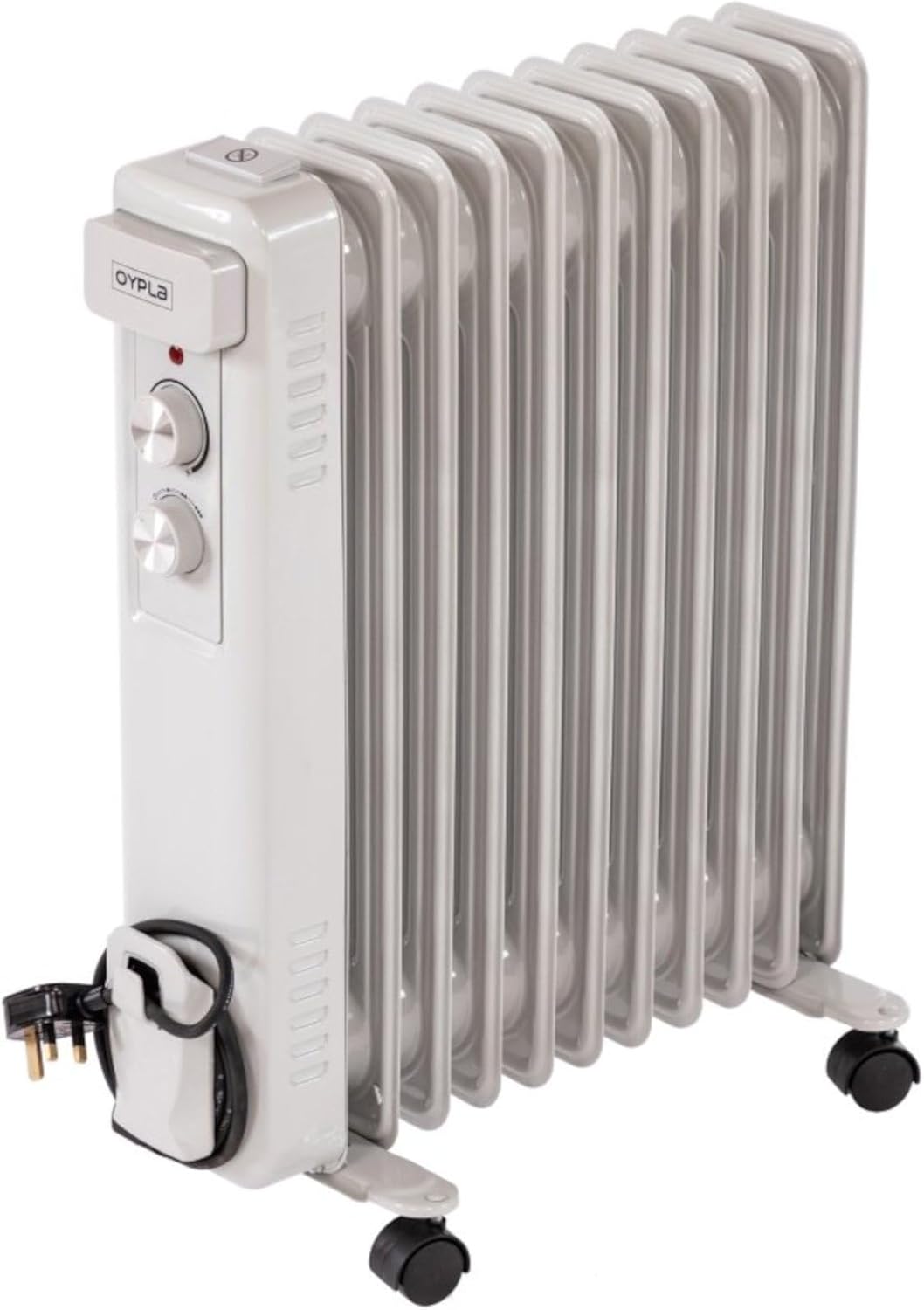 Oypla Electrical 2500W 11 Fin Portable Oil Filled Radiator Electric Heater.