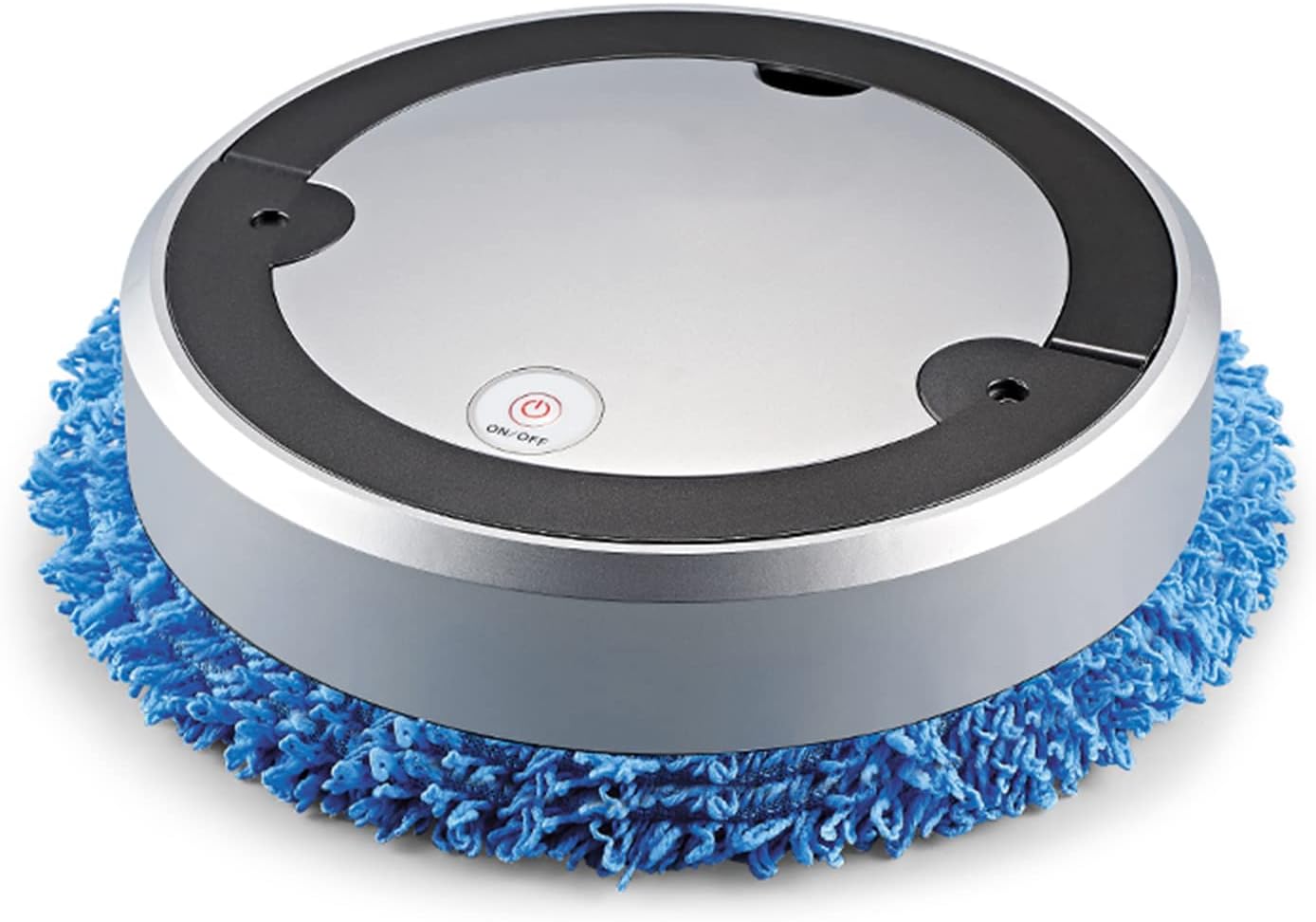 TEmkin LTJX Robot Vacuum Cleaner, with Humidification and UV Sterilization, Quiet, 120 mins Runtime, Home Smart Wet And Dry Robotic Vacuum for Pet Hair Carpets Hard Floors,Silve.