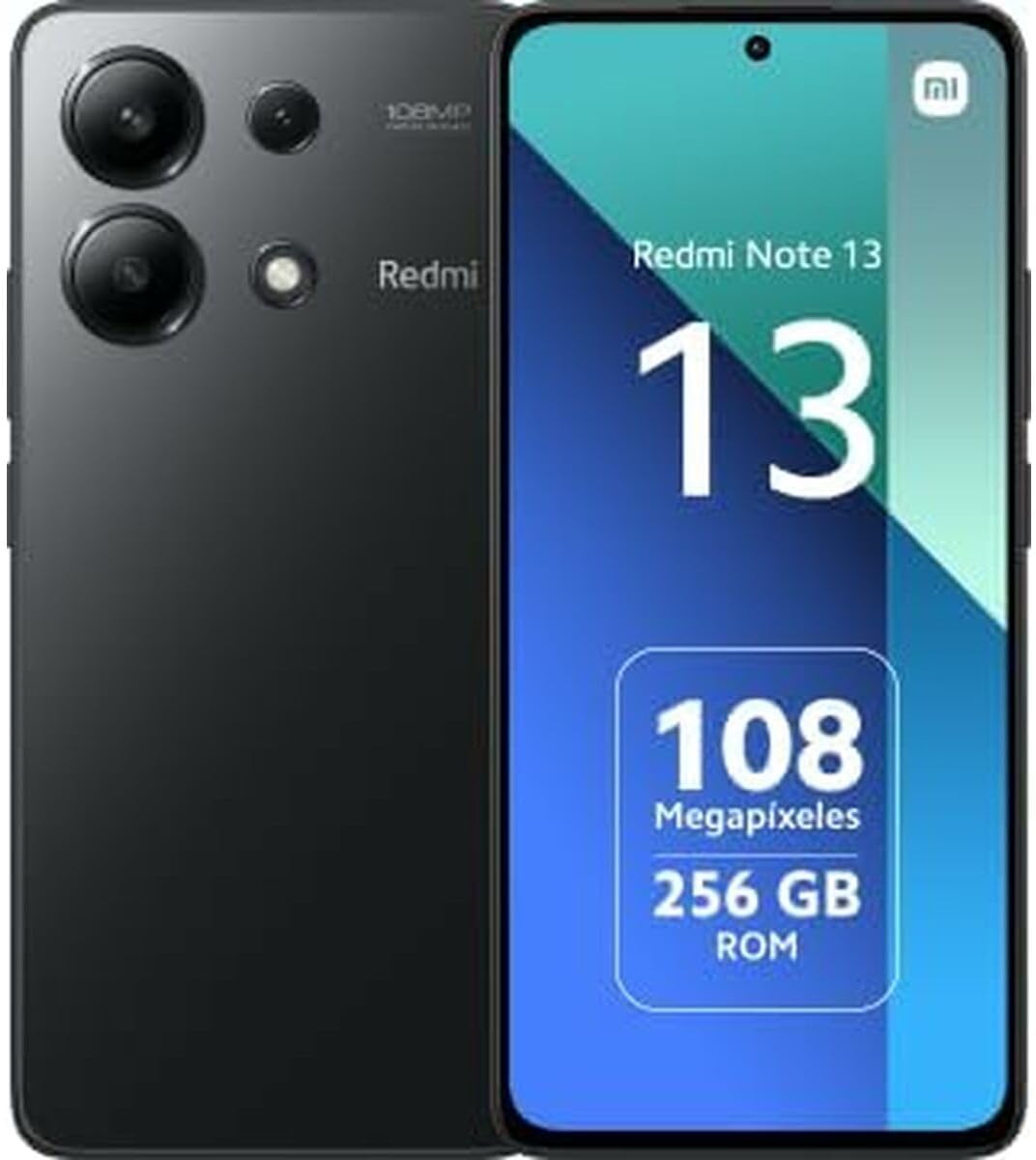 Xiaomi Redmi Note 13 8+256GB - Midnight Black (UK Version + 2 Year Warrenty).