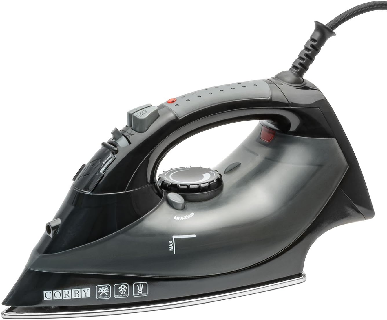 Corby Sherwood 2000W Steam Iron - Black.