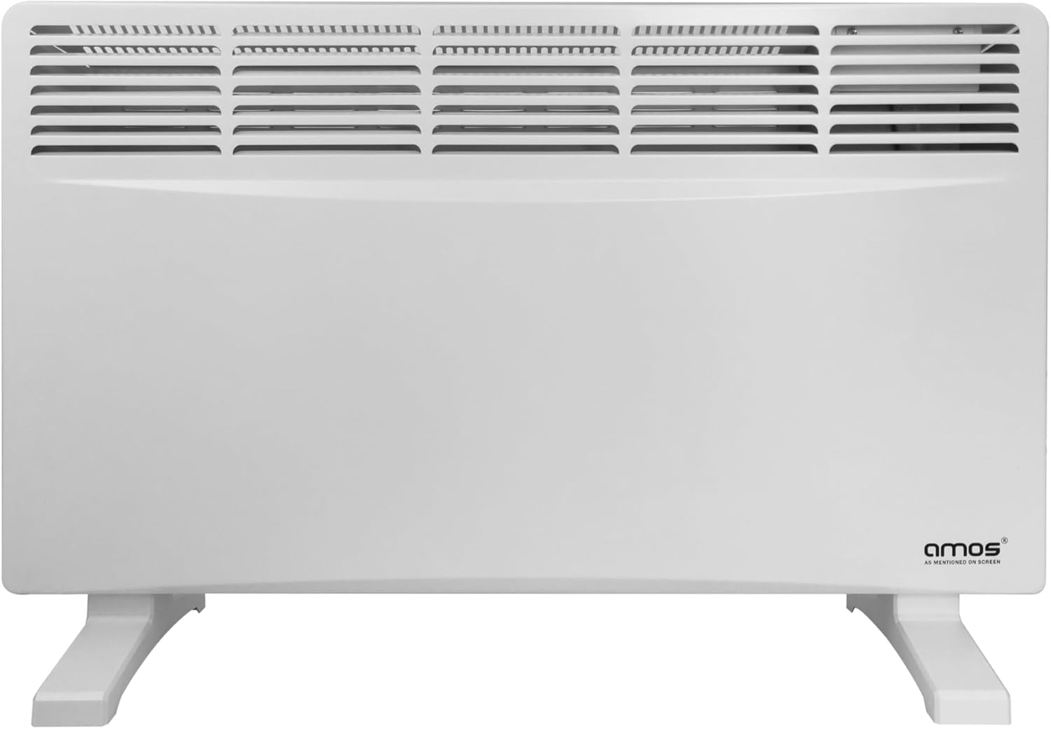 AMOS 2000W Wifi Enabled Electric Convector Panel Heater Radiator Alexa Enabled, Energy Efficient 3 Heating Modes Adjustable Thermostat, wall mounted radiator & Floor Stand, White.