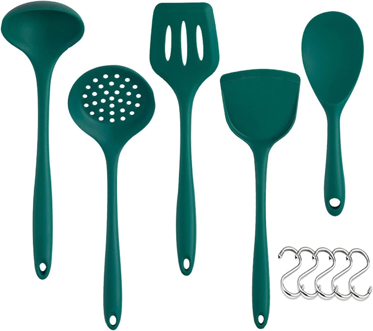 Kitchen Utensils Set, 10pcs Silicone Cooking Utensils Set, Heat Resistant Set, Cooking Utensils for Non Stick Pans,Silicone Spatulas for Cooking Kitchen Gadgets Tools.