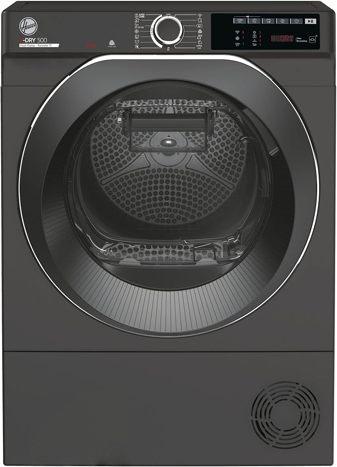 H-Dry 500 10KG Heat Pump A++ Freestanding Tumble Dryer (Graphite).