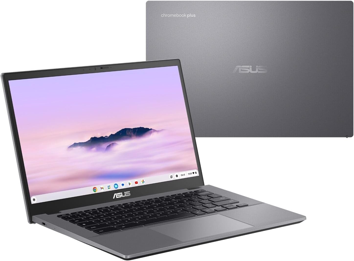 ASUS Chromebook Plus CX34 Laptop, 14" Display (1920x1080), Intel® Core™ i3-1215U Processor, 8GB RAM, 256GB UFS Storage, ChromeOS, Grey, CX3402CBA-PQ0202.