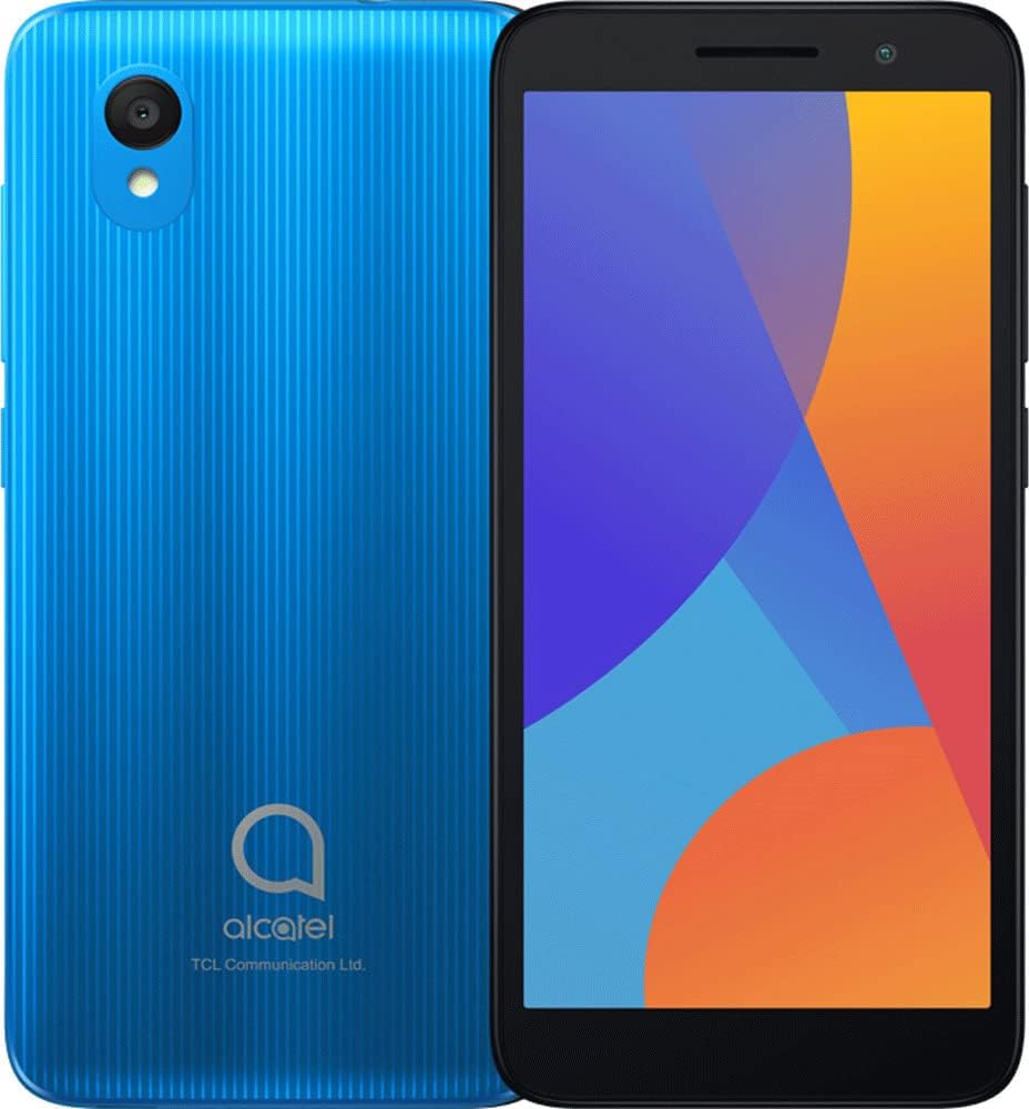 Alcatel 1 2021 UK-SIM-Free Smartphone (Android, 4G, 16GB, 1GB RAM) - AQUA.