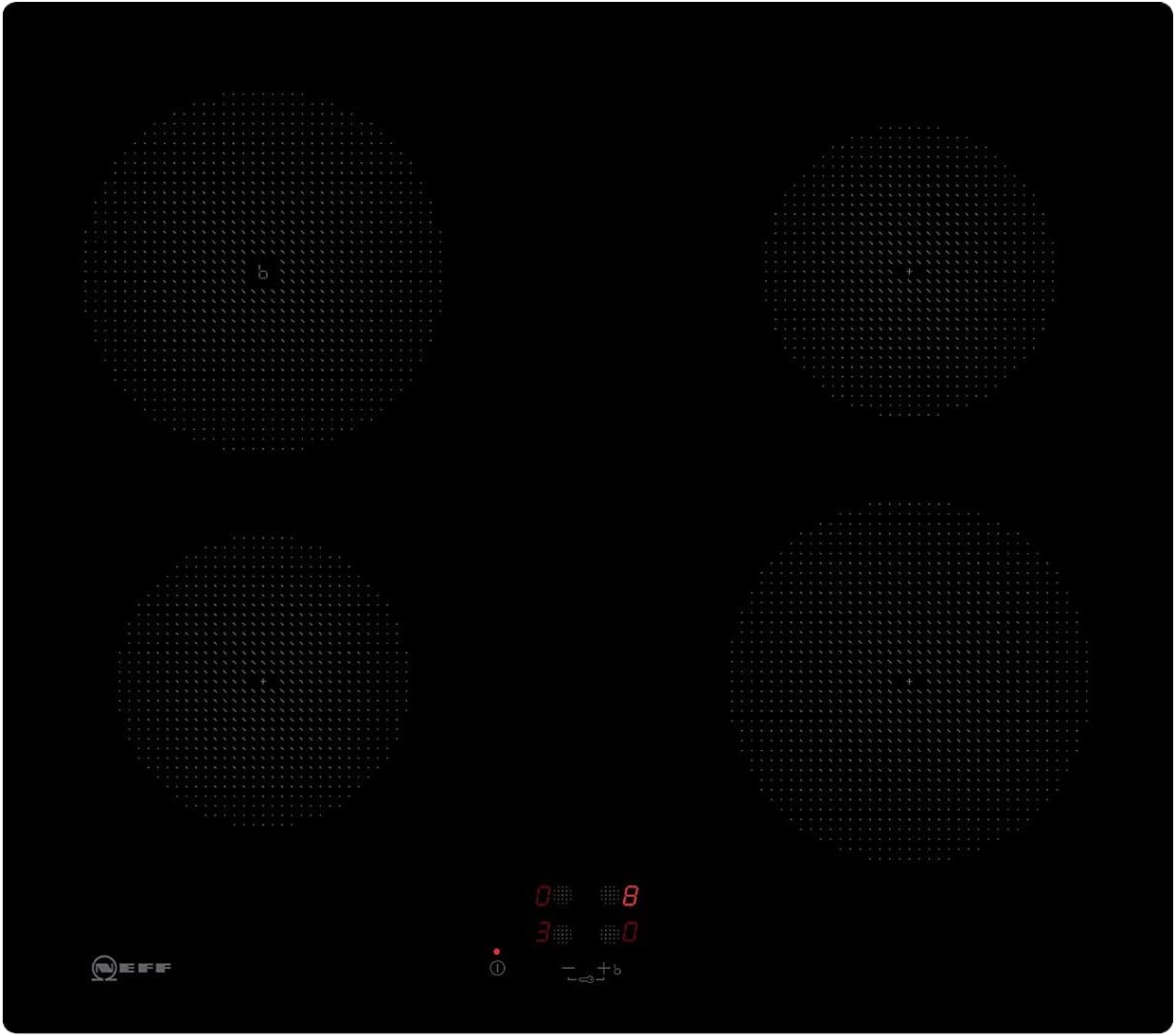 NEFF N30 T36CA50X1U Induction hob, 60cm, Plug & Play with PowerBoost, Built in, Black.