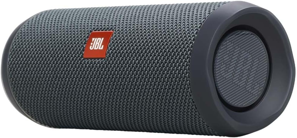 JBL Flip Essential 2 Portable Bluetooth Speaker with Rechargeable Battery, IPX7 Waterproof, 10-Hour Battery Life, Black.