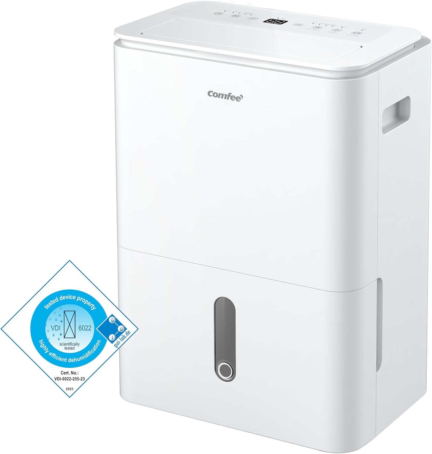 COMFEE'Dehumidifier 20L,Dehumidifiers for Home,Dehumidifier and Air Purifier,Quiet 39dB,APP Control,24 Timer Dehumidifier,HEPA Filter,Continuous Drainage,Laundry Drying,Low Energy Consumption Easy Dry.