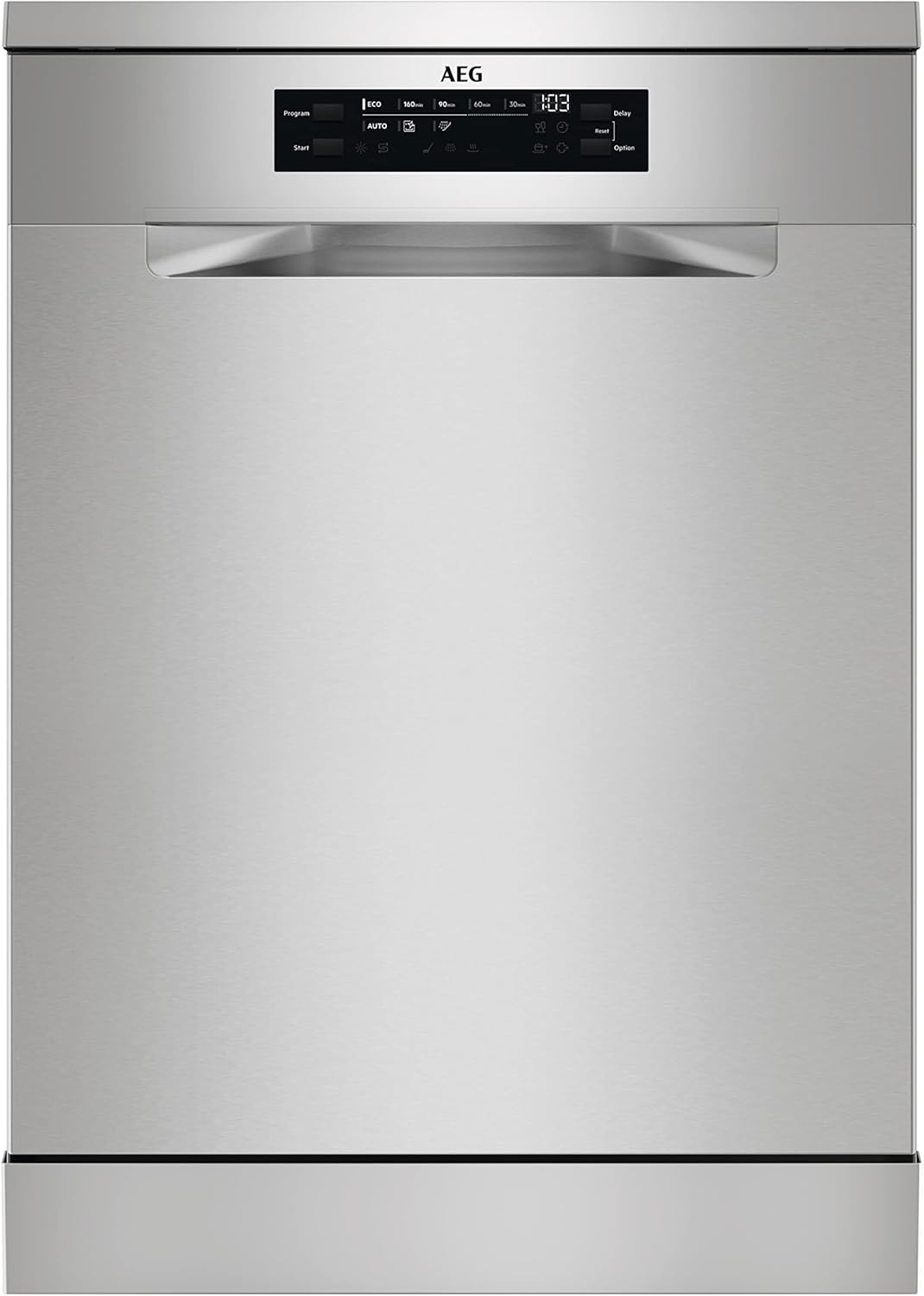 AEG 6000 Series Dishwasher FFB53937ZW, MaxiFlex SatelliteClean Freestanding Dishwasher with AirDry and ExtraHygiene Technology, 14 Settings, Energy Class D.