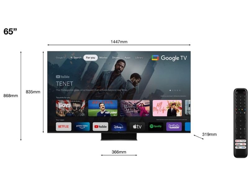 65C845K 65" 4K Ultra HD Mini LED QLED C84K HDR Android Smart TV (Google Assistant, Google TV, Dolby Atmos, 144Hz Motion Clarity Pro, 2.1 Onkyo Sound System) (65")   Import  Single ASIN  Import  Multiple ASIN ×Product customization General - Amazing Gadgets Outlet