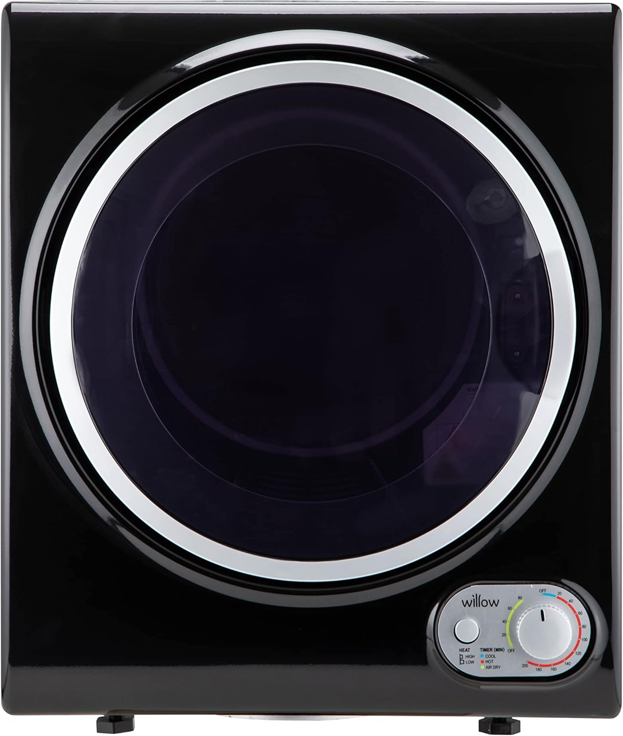 Willow WTD25 2.5kg Freestanding Vented Tumble Dryer Compact and Portable, 3 Temperature Settings, Crease Guard, and 2 Years Warranty for peace of mind (White).