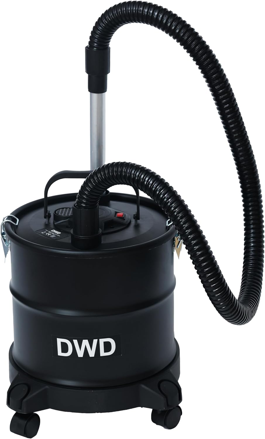 DWD Ash Vacuum Cleaner 1200W 18Ltr Bagless with HEPA filter & Cover Debri Dust Fireplaces, Grills, BBQ, Wood Burner Stoves, Car Home Workshop Blower Function,4.5m Cable Hose Length 1.5m Vacuity 15Kpa.