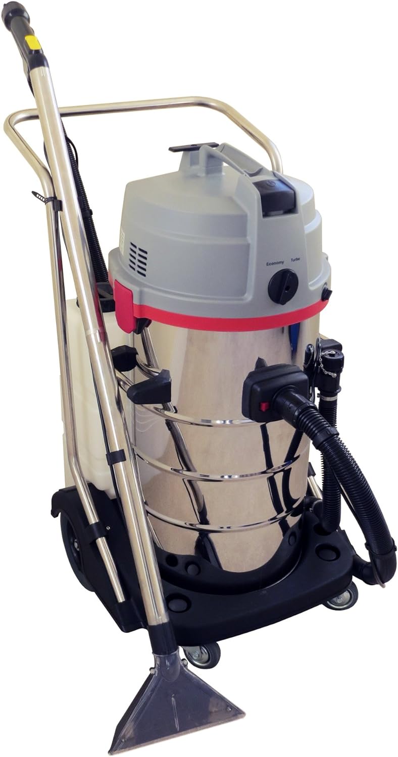 Aquarius Contractor Carpet Cleaner | Professional Spray Extraction Machine | Clean Carpet, Upholstery, Car Seats & More | Remove Dirt, Spots, Spills & Stains | Twin 1200W Motor & Pump | 30 Litre Tank.