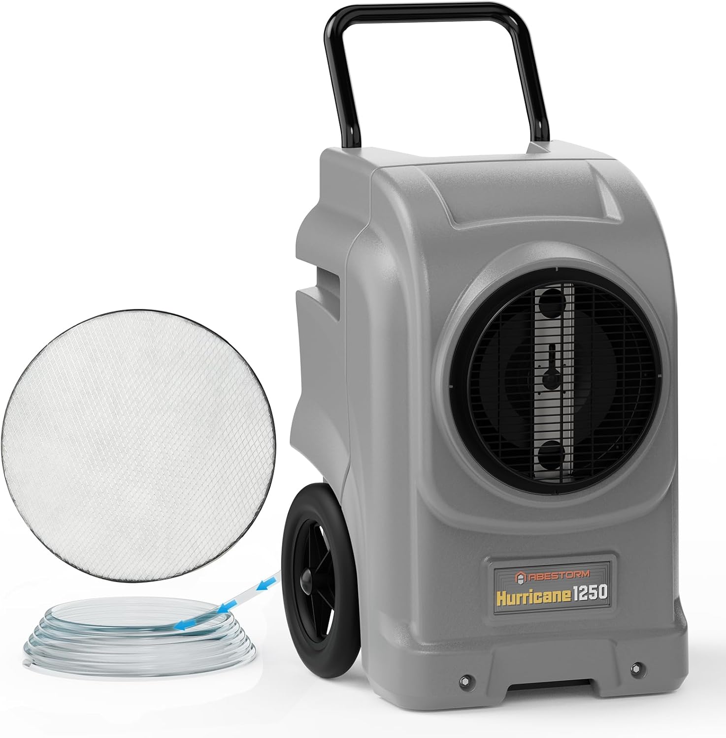 Abestorm 270 PPD Commercial Dehumidifier with Pump, Large Industrial Dehumidifier with Drain Hose for Basements, Garages, Flood Restoration, with Auto Shut-Off, ETL Certification.