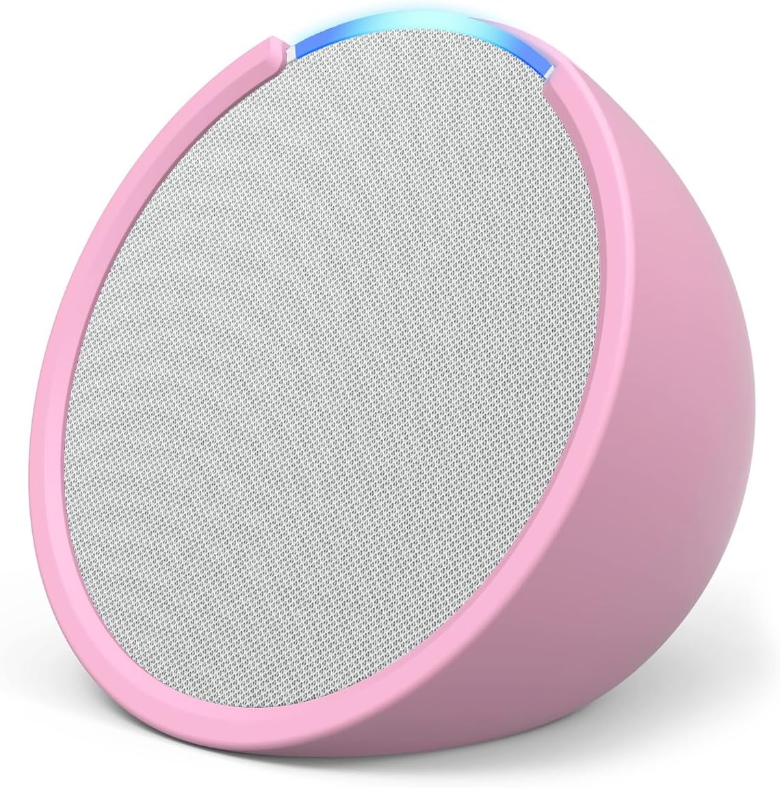 Echo Pop | Full sound compact Wi-Fi and Bluetooth smart speaker with Alexa | Glacier White and a Made For Amazon Sleeve for Echo Pop (2023 release), Lilac.