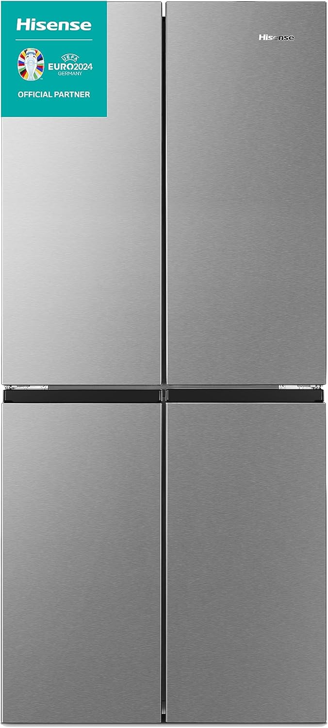 Hisense RQ563N4SI2 Total No Frost American Fridge Freezer - Stainless Steel.