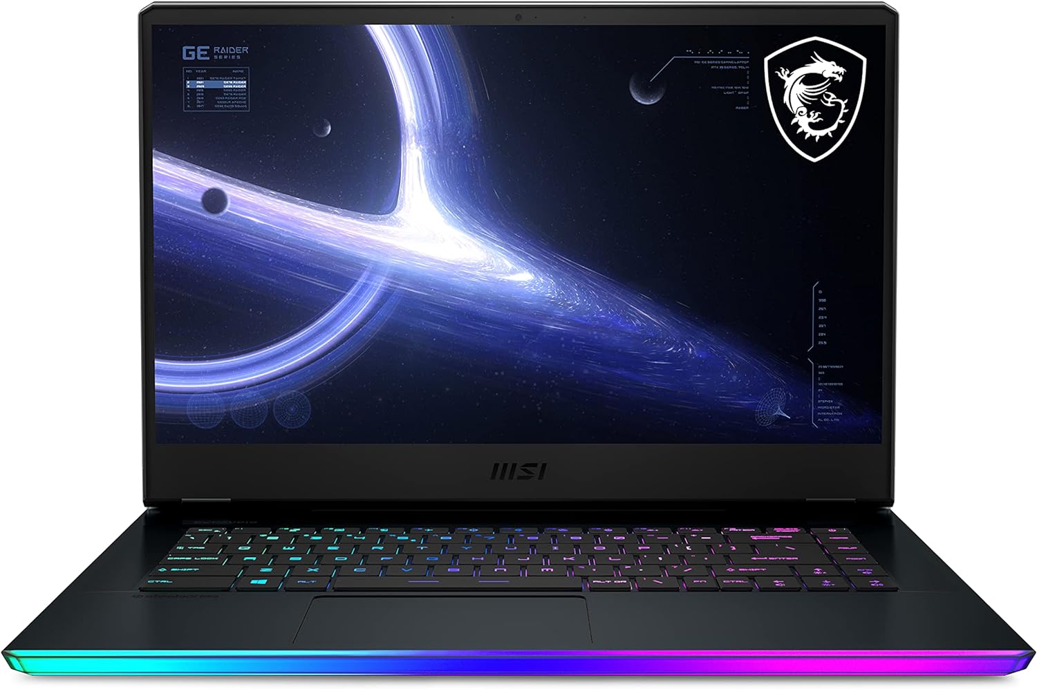 MSI Raider GE66 Gaming Laptop (12UGS-098UK), 12th Gen i7-12700H, 15.6 Inch FHD 360 Hz Panel, NVIDIA GeForce RTX 3070 Ti, 16 GB, 1TB, Windows 11 - Titanium Blue.