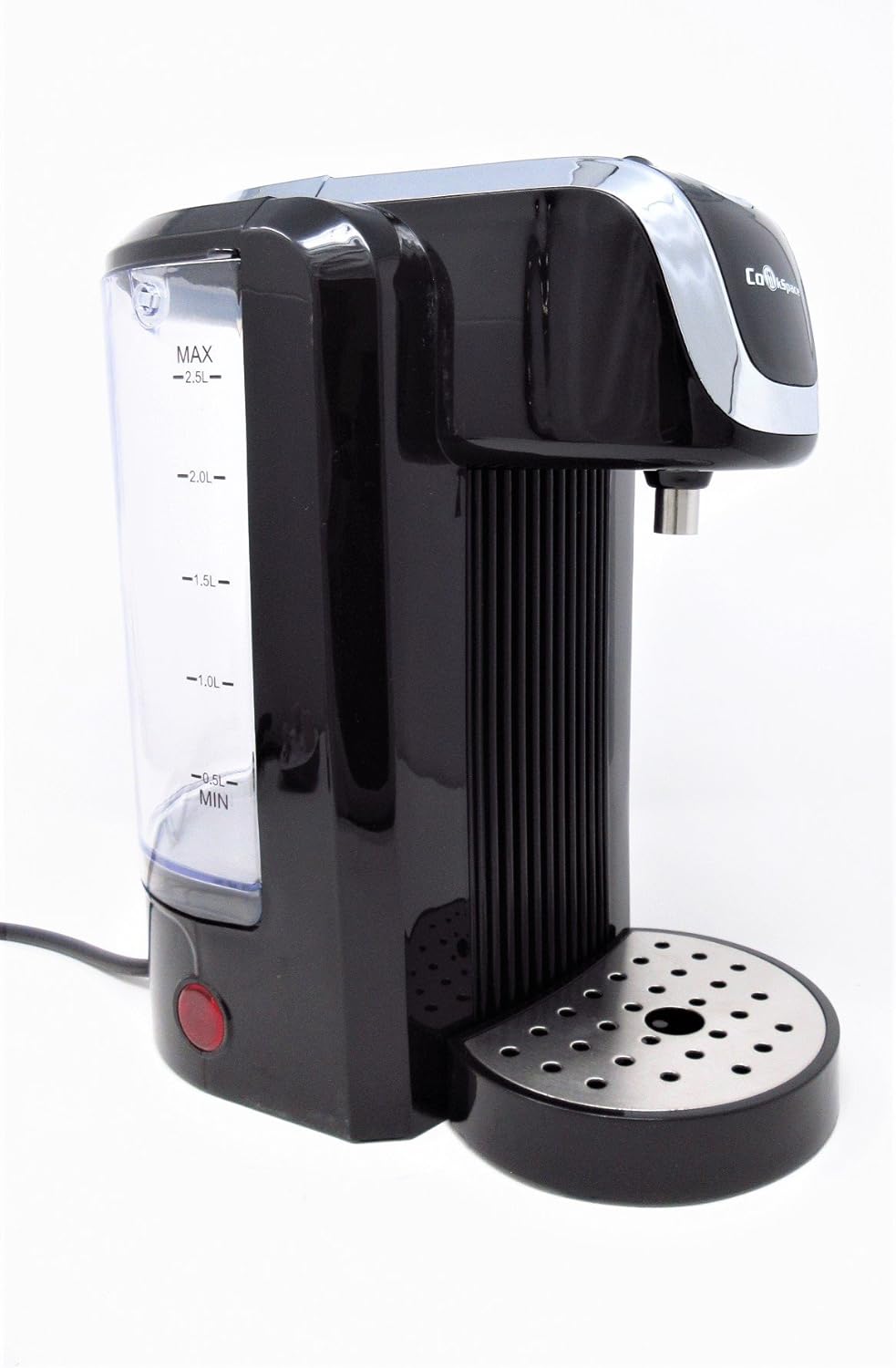 CookSpace 2.5L Instant Hot Water Black Dispenser Kettle Tank (with Removable Tank).