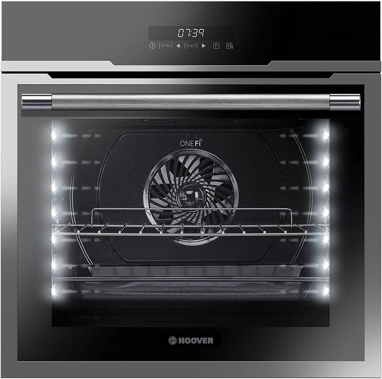 Hoover HOZ7173INWF/E 8 Function Electric Single Oven With Wi-Fi - Stainless Steel.