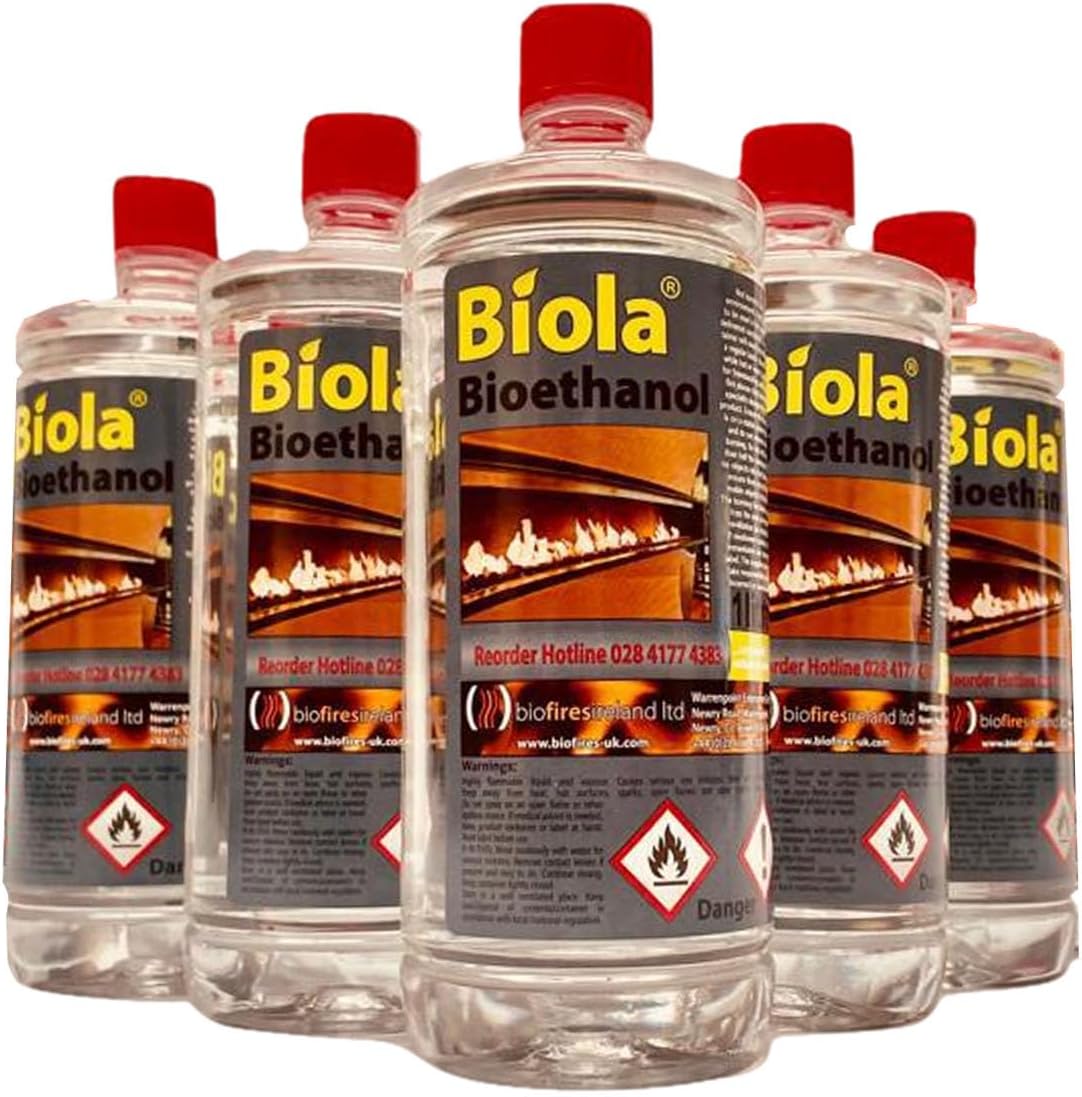 Bioethanol 6 L for use on fires and stoves, top grade bioethanol.