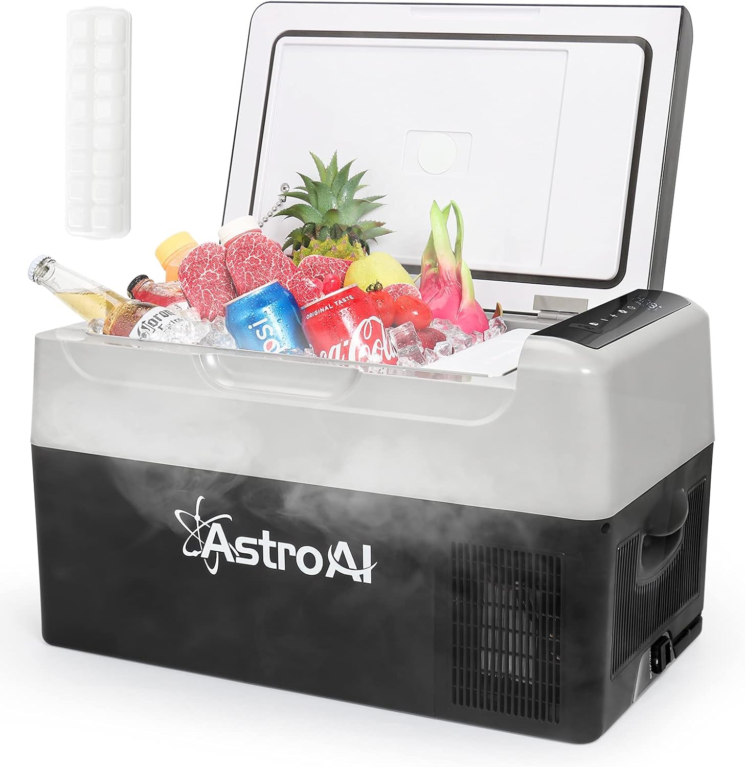 AstroAI Car Refrigerator 22 Litre, Portable Car Fridge Freezer for Truck, RV, Boat, Camping and Travel, 12/24V DC and 230 AC, -20℃ to 20 ℃.