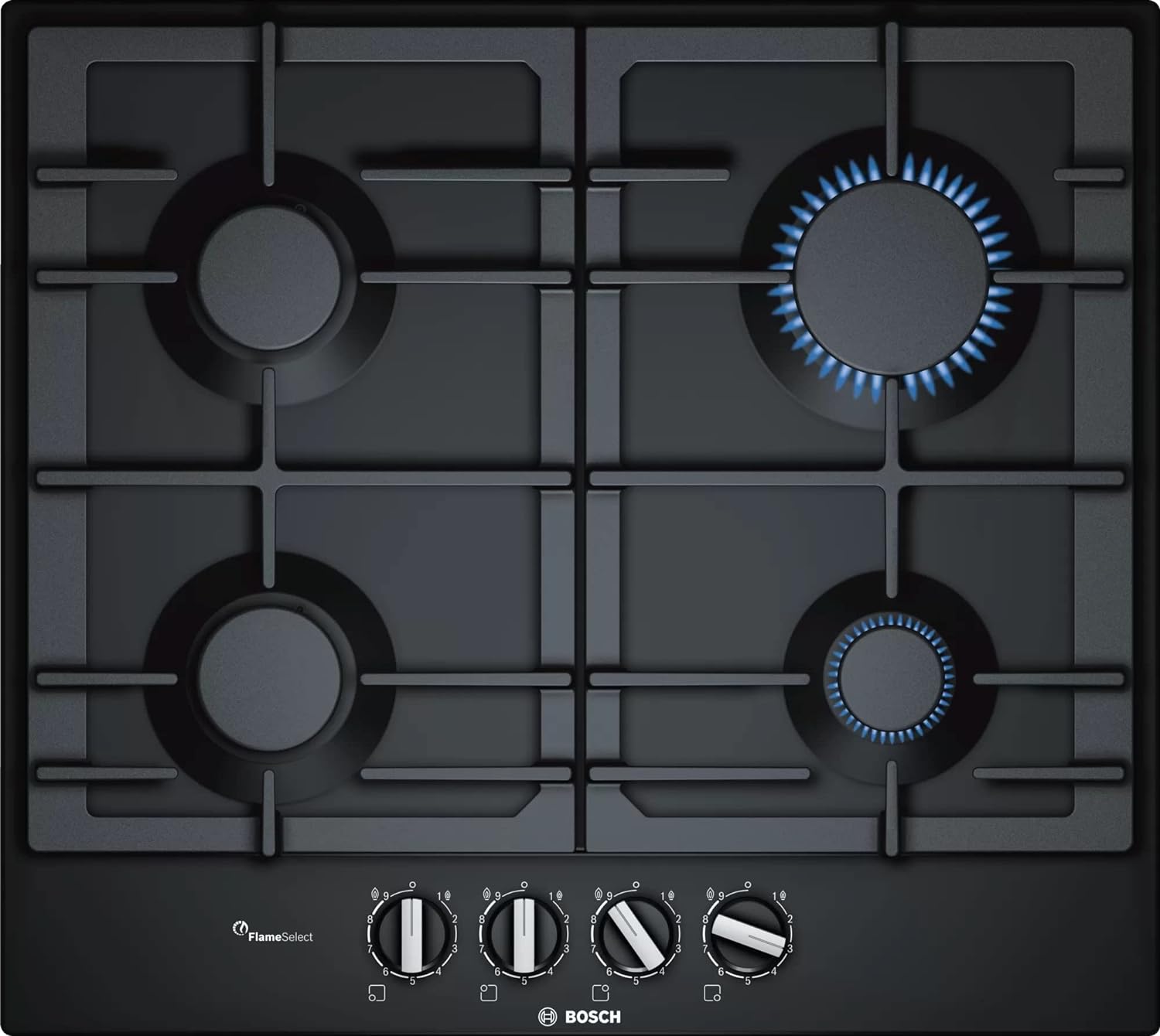 Serie 6 58cm Gas Hob - Black.