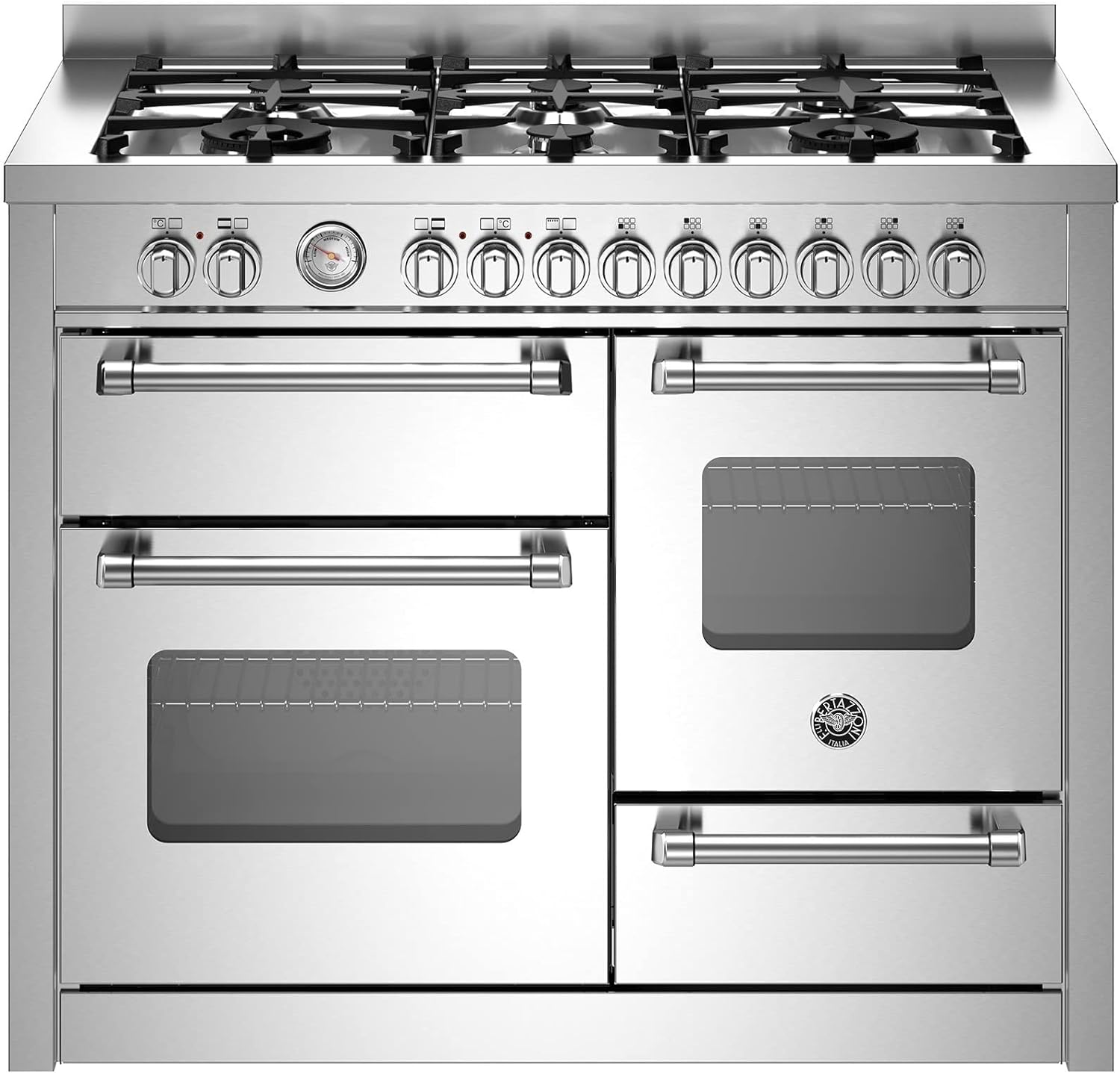 Bertazzoni Master Series MAS116L3EXC 110cm Dual Fuel Range Cooker - Stainless Steel - A/A Rated.