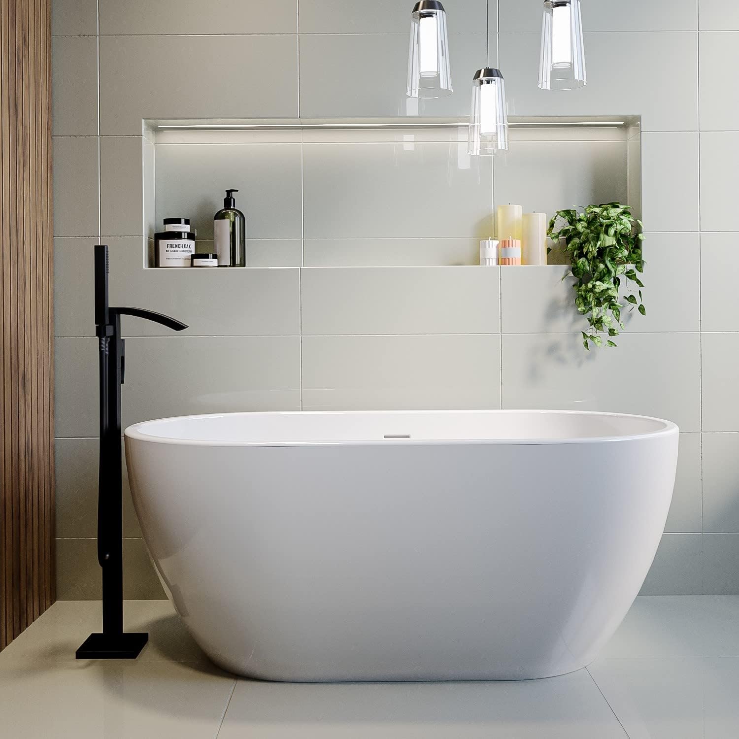 Freestanding Double Ended Bath 1400 x 745mm - Lisbon.