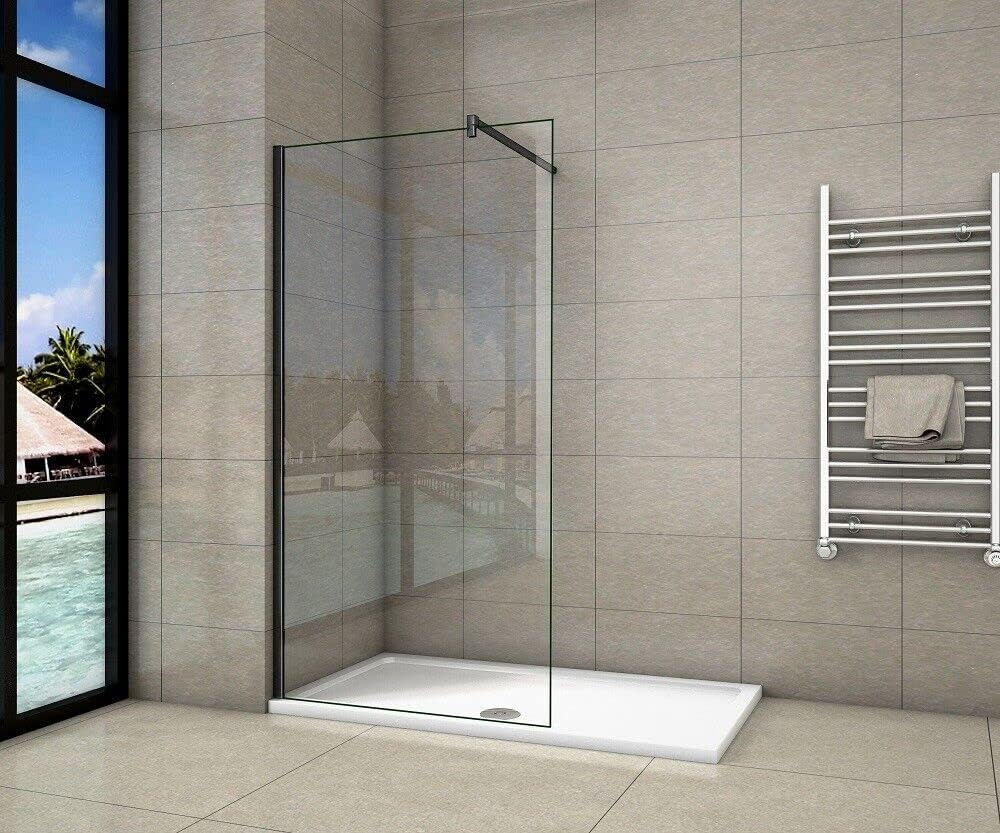 Biubiubath Matt Black Frame 8mm Easy Clean Glass Walk in Shower Enclousre Screen Panel 1200x1950mm         Import  Single ASIN  Import  Multiple ASIN    ×Product customization        General   Description   Gallery   Reviews Variations Additional details.